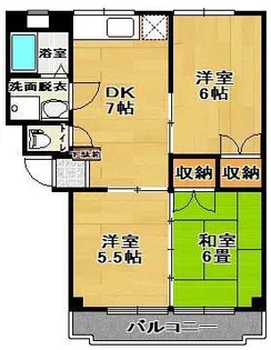 マクベリーA【3階】の間取り