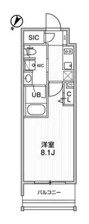 ステージグランデ日本橋人形町【2階】の間取り