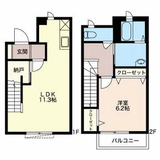 メゾンT2【1階】の間取り