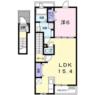 ソレイユ【2階】の間取り