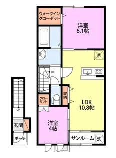 IRODORI【2階】の間取り