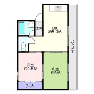 セントラルマンション【1階】の間取り