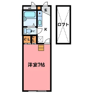アゼリアII【1階】の間取り