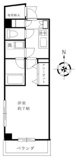 ウィステリア高田馬場【2階】の間取り