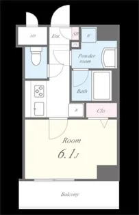 CANON SHIBUYA【5階】の間取り