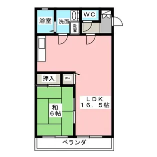 サンダイマンション【3階】の間取り