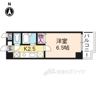 オークセブン【6階】の間取り