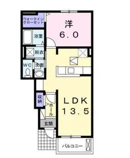 リーフガーデンI【1階】の間取り