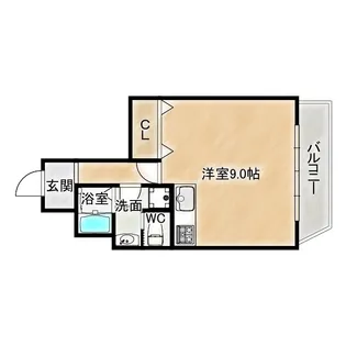 パーク・ヴェール新森【4階】の間取り