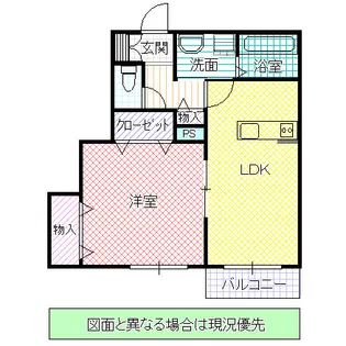 エル・カステール篠 A棟【2階】の間取り