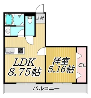 シティガーデン武庫之郷【4階】の間取り