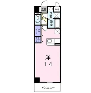 コン・タント・アモーレ【1階】の間取り