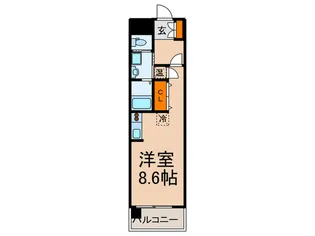 SーFORT 神戸神楽町【1階】の間取り