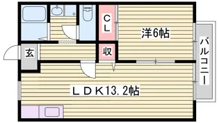 メゾン・シキトウ【2階】の間取り