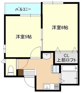 サンシャイン山陽【2階】の間取り