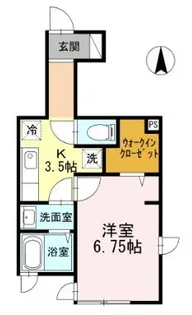 ルーチェ大森【1階】の間取り