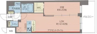 プレジオ新小岩EURO【2階】の間取り