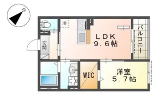 シェーンブルグ新所沢【1階】の間取り