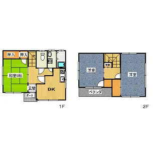 栃木県宇都宮市砥上町【一戸建】の間取り