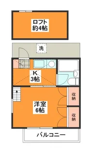 ハイムスリーウッド【2階】の間取り