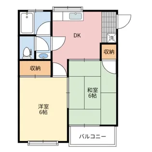 オーランド家中B【2階】の間取り