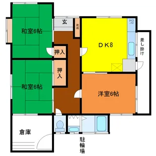 山口県宇部市草江1【一戸建】の間取り