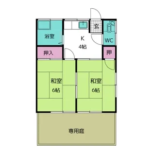 永井アパート【1階】の間取り
