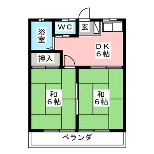 泉楽マンション【2階】の間取り