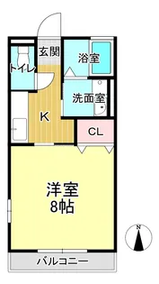 レトアI【1階】の間取り