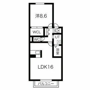 REJION滝ノ水【2階】の間取り