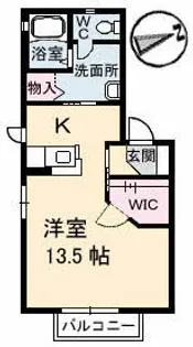 Rose Garden C棟【2階】の間取り