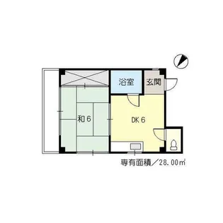 沖本ビル【4階】の間取り