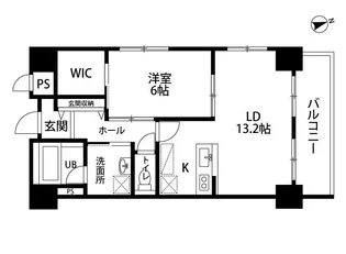 TRIBUTE元浜【1階】の間取り