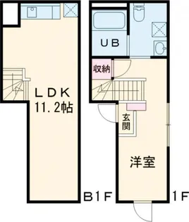 プレジール三軒茶屋【1階】の間取り