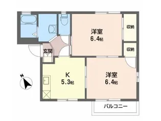 エパックハイツ A【2階】の間取り