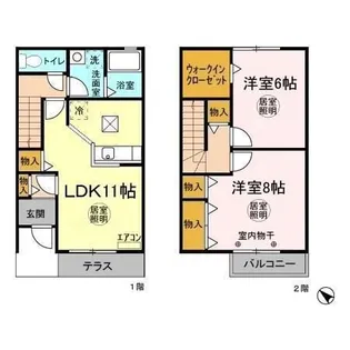 メゾネット・ボナールの間取り