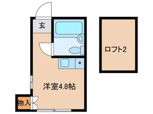 サンデュエット【2階】の間取り