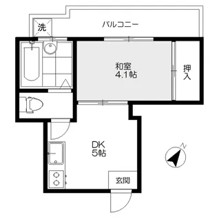 コーポ北沢【3階】の間取り