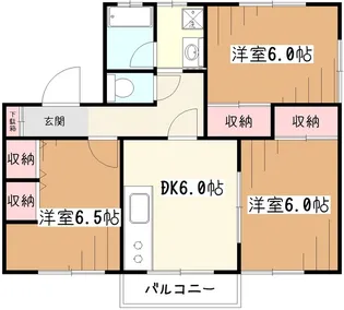 パークヒルサイドハイツ【1階】の間取り