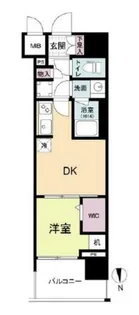 ドゥーエ天満橋【13階】の間取り