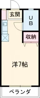 清山ハイツ【1階】の間取り