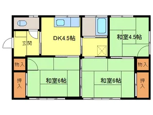栃木県塩谷郡高根沢町大字宝積寺【一戸建】の間取り