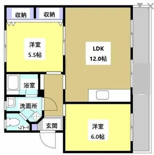 静岡県浜松市中央区安松町【マンション】の間取り