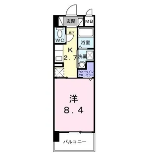 サンリット 牧志【8階】の間取り