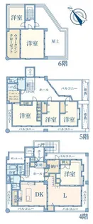 メゾンドール追分【6階】の間取り