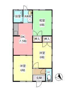 熊本県宇土市古城町【一戸建】の間取り