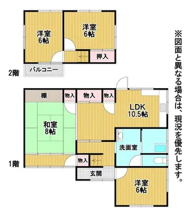 福岡県北九州市小倉北区熊谷1【一戸建】の間取り