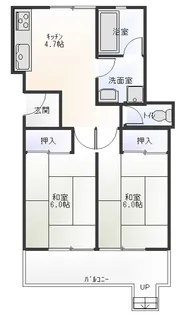 桜台西【1階】の間取り