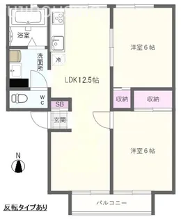 ファミーユ上町【2階】の間取り