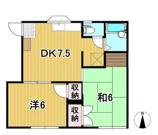 ファミールメゾン【1階】の間取り